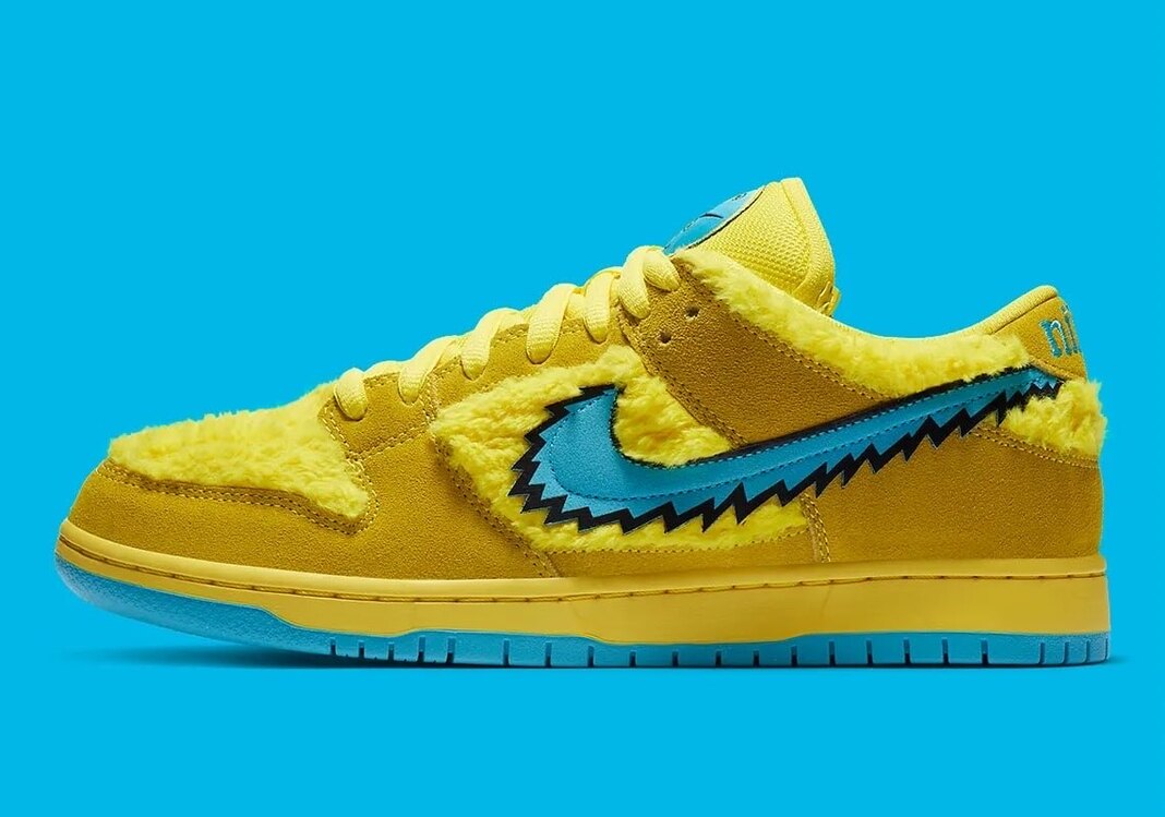 Grateful Dead x Nike SB Dunk Low “Yellow” 