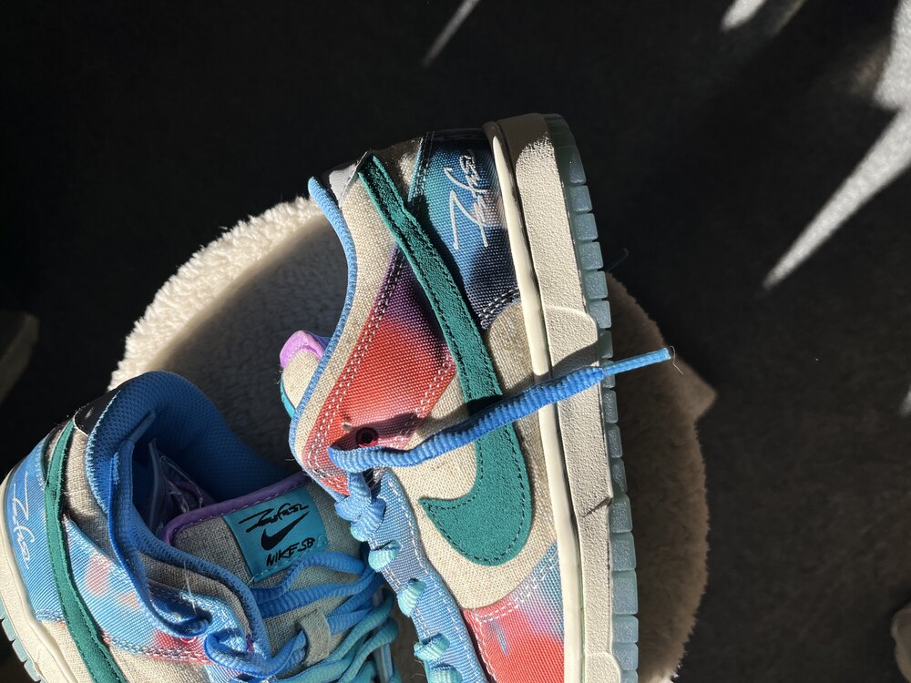 Nike SB Dunk Low Futura Laboratories Bleached Aqua