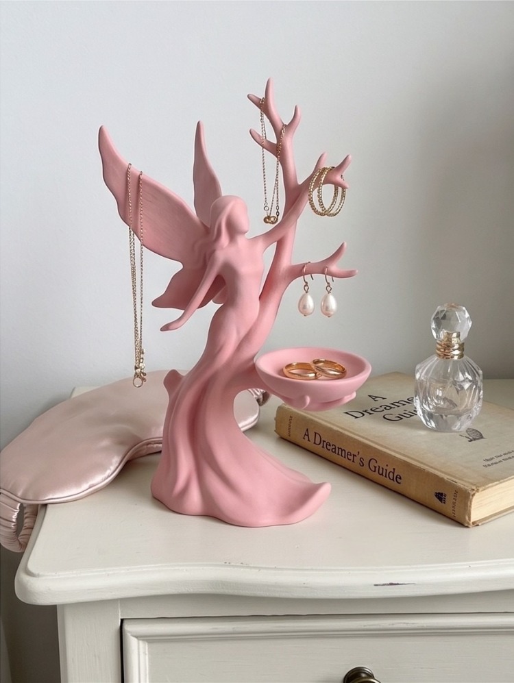 Fairy Tree Dekoratif Takı Standı - Kolye, Küpe ve Yüzük Düzenleyici