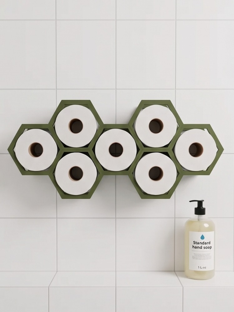 Çok Fonksiyonlu Tuvalet Kağıdı Tutucu - Wall-Mounted or Freestanding Toilet Paper Holder