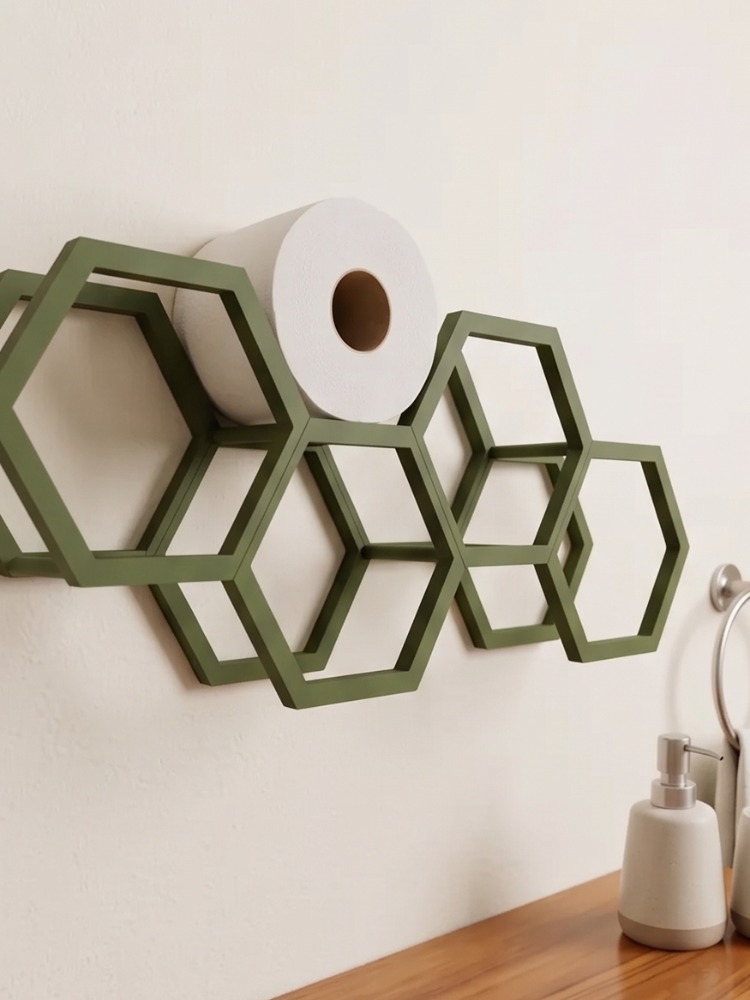 Çok Fonksiyonlu Tuvalet Kağıdı Tutucu - Wall-Mounted or Freestanding Toilet Paper Holder