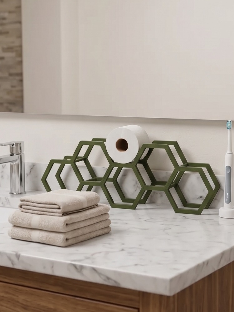 Çok Fonksiyonlu Tuvalet Kağıdı Tutucu - Wall-Mounted or Freestanding Toilet Paper Holder