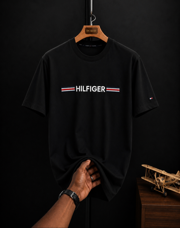 Tommy Siyah Premium T-shirt