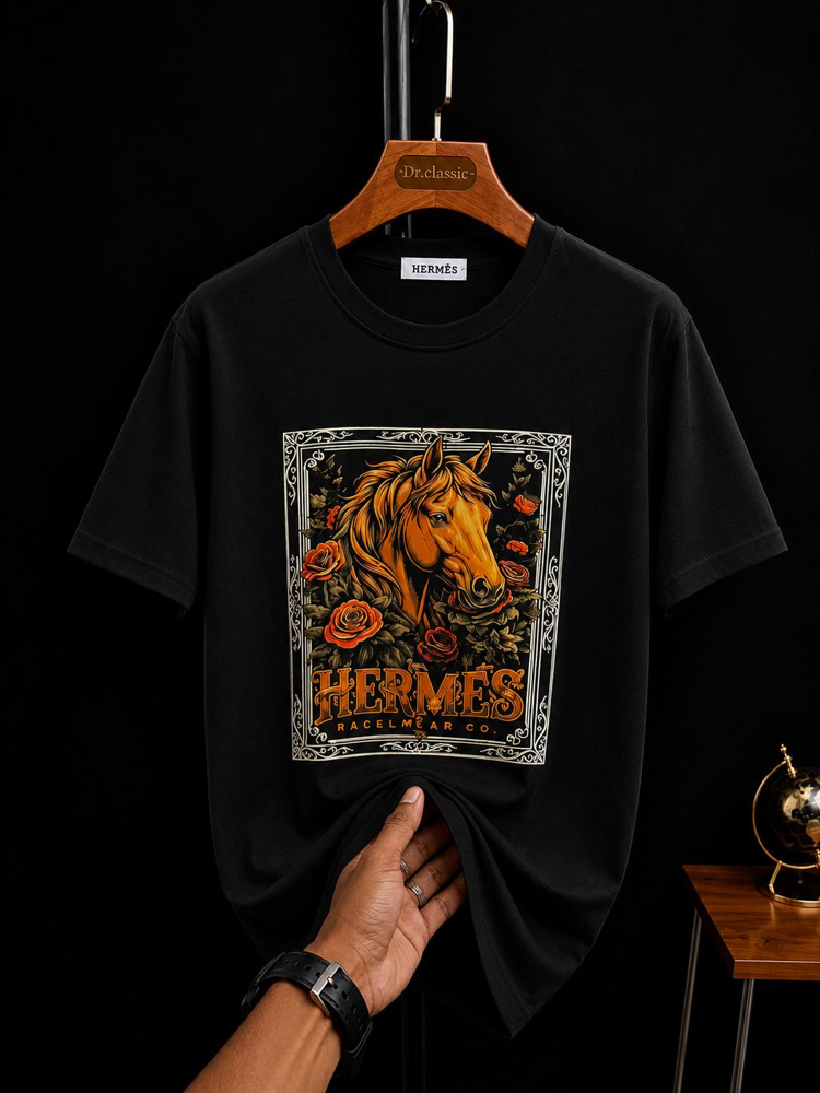 Hermes Siyah Premium T-shirt