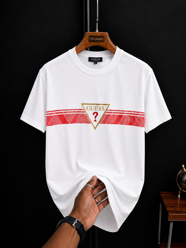 GUESS Beyaz Premium T-shirt