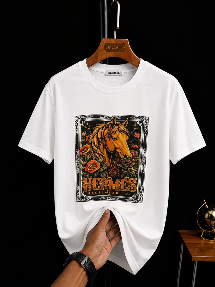 Hermes Beyaz Premium T-shirt