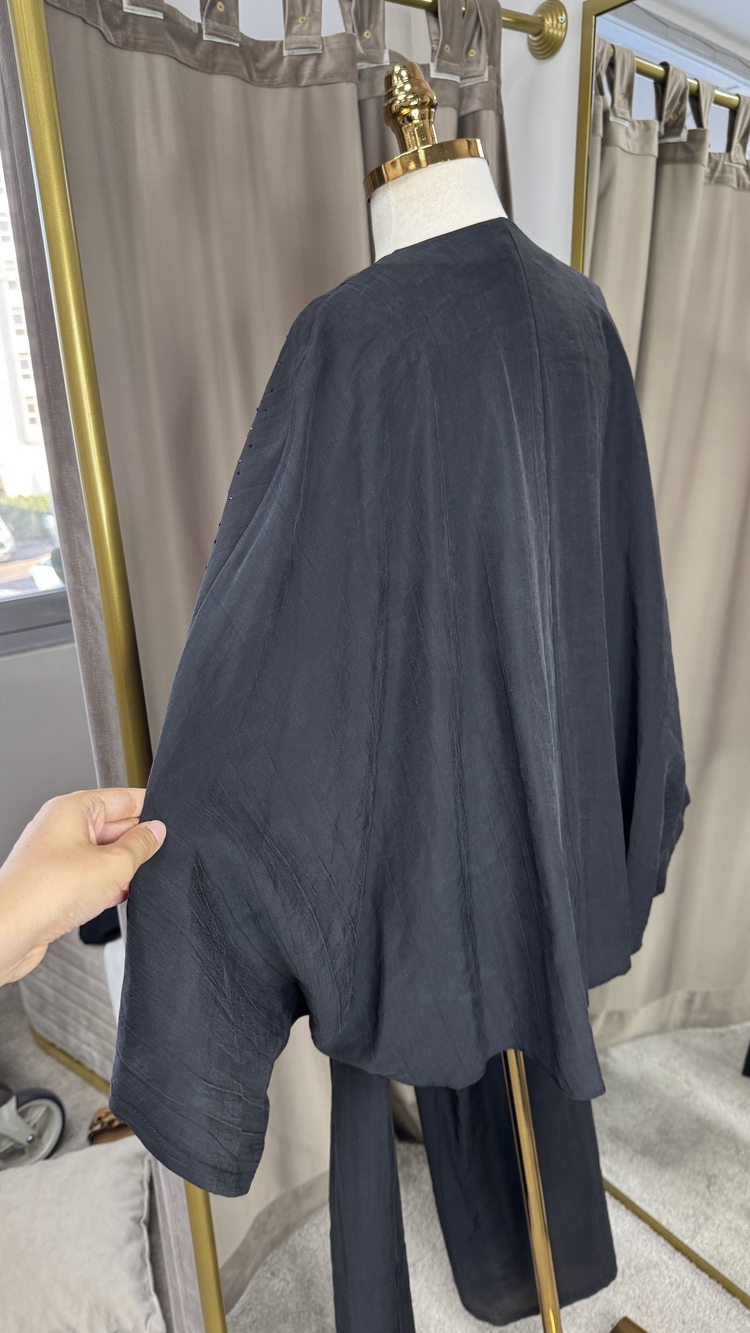 Taşlı kimono takım
