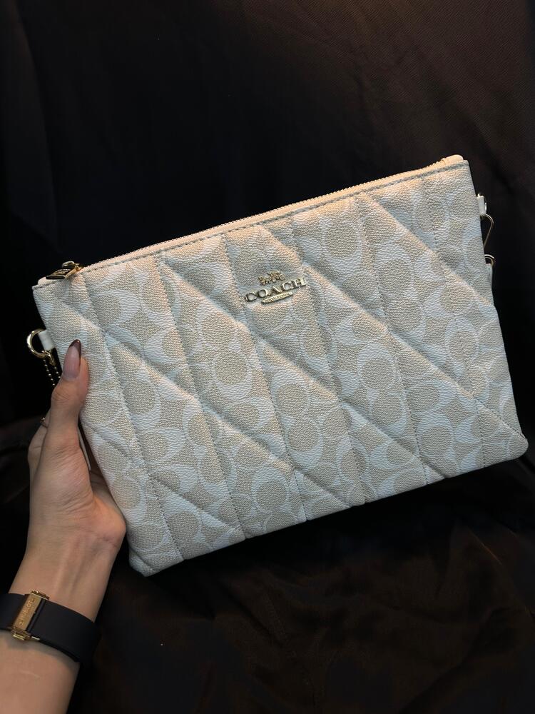Coach Quilted Clutch