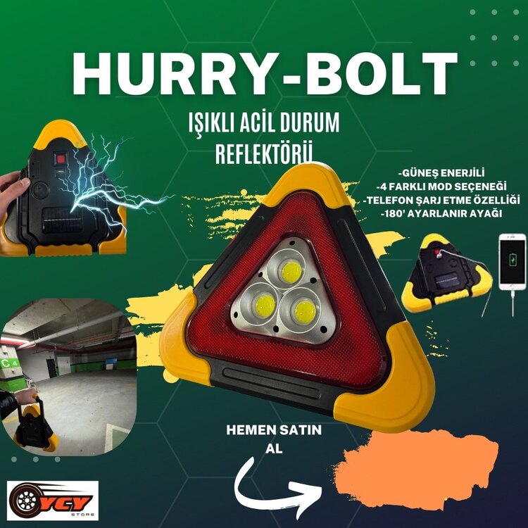 Işıklı Acil Durum Reflektörü