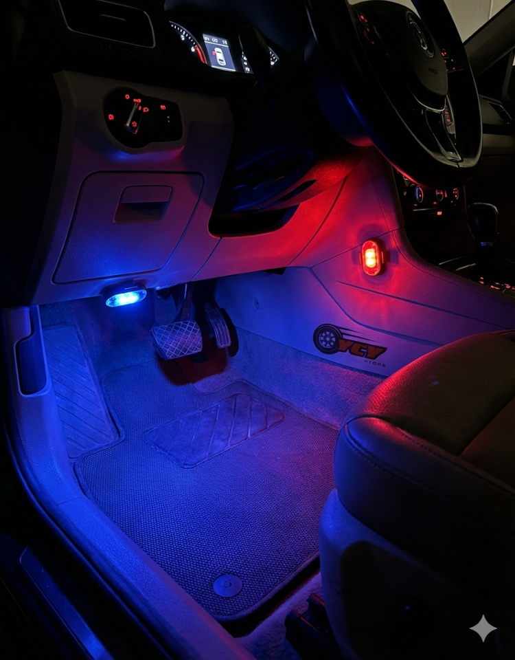 Ambiyans ayak altı led (2 adet lambadan oluşan set)