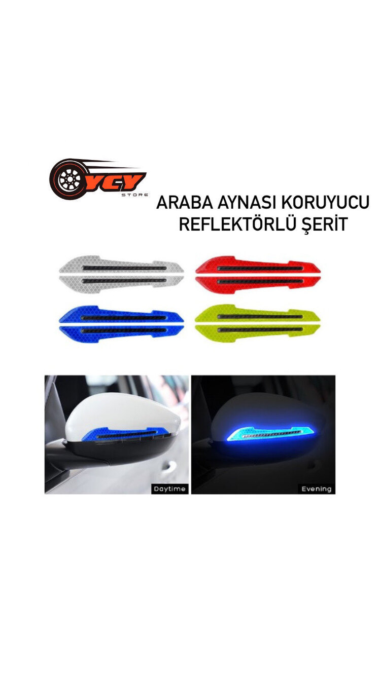 Araba Aynası Koruyucu Reflektörlü Şerit