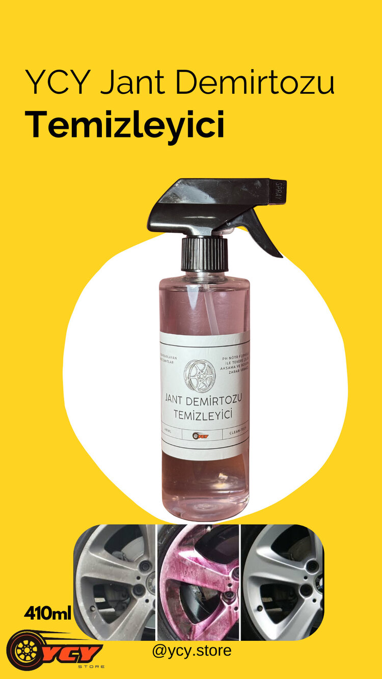 YCY Jant Demirtozu Temizleyici 410ml