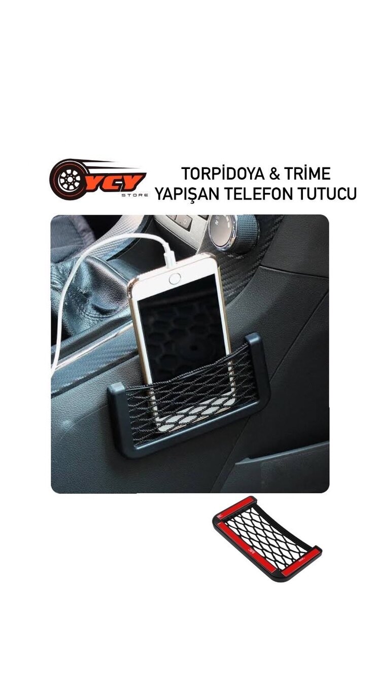 Torpidoya & Trime Yapışan Telefon Tutucu