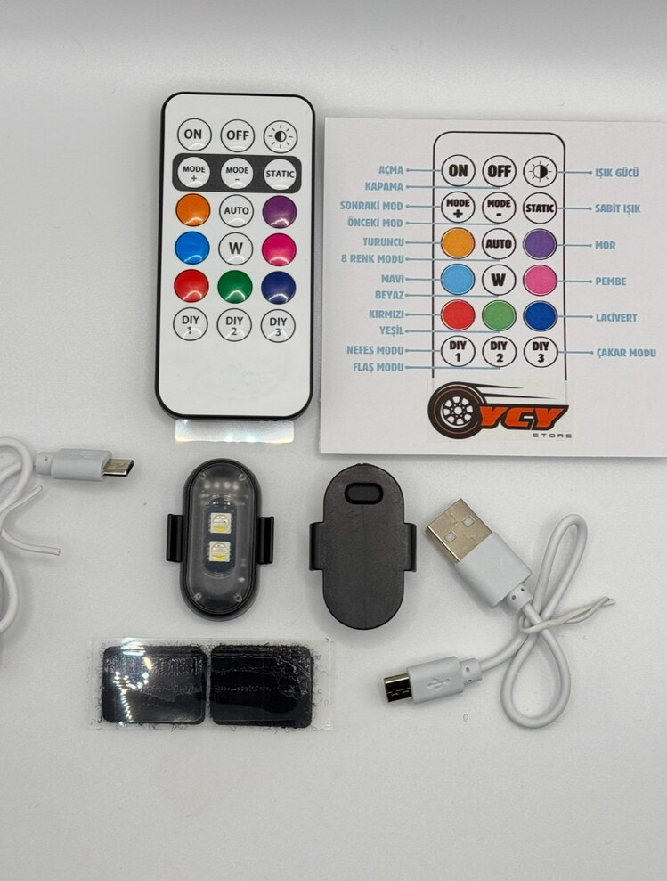 Ambiyans ayak altı led (2 adet lambadan oluşan set)