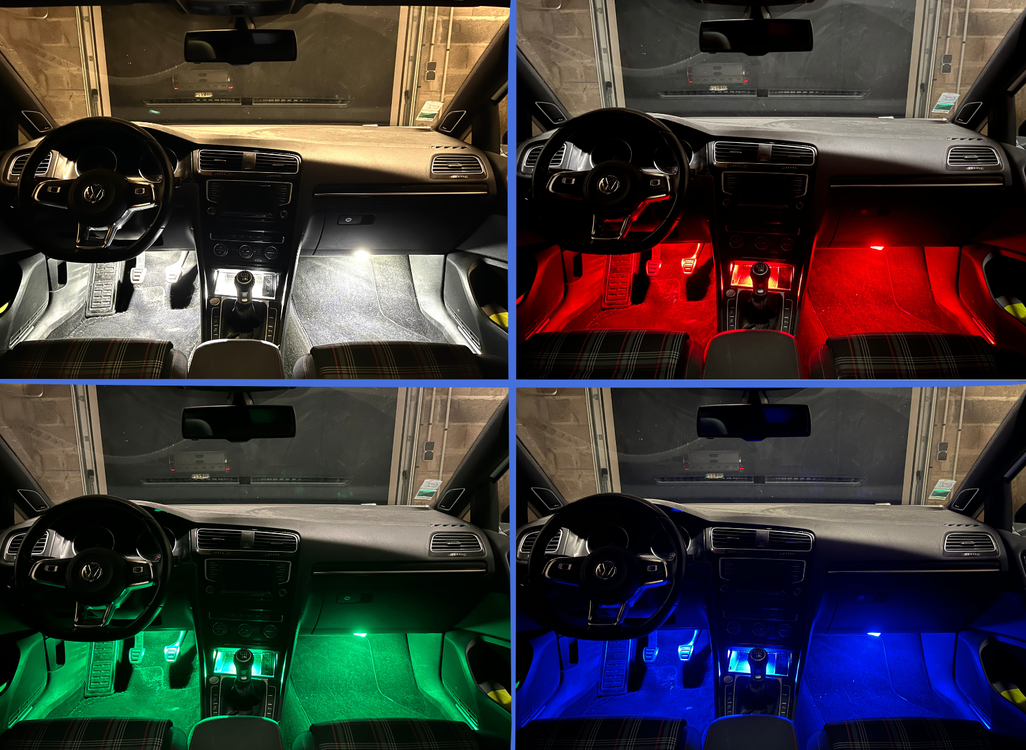 Ambiyans ayak altı led (4 adet lambadan oluşan set)