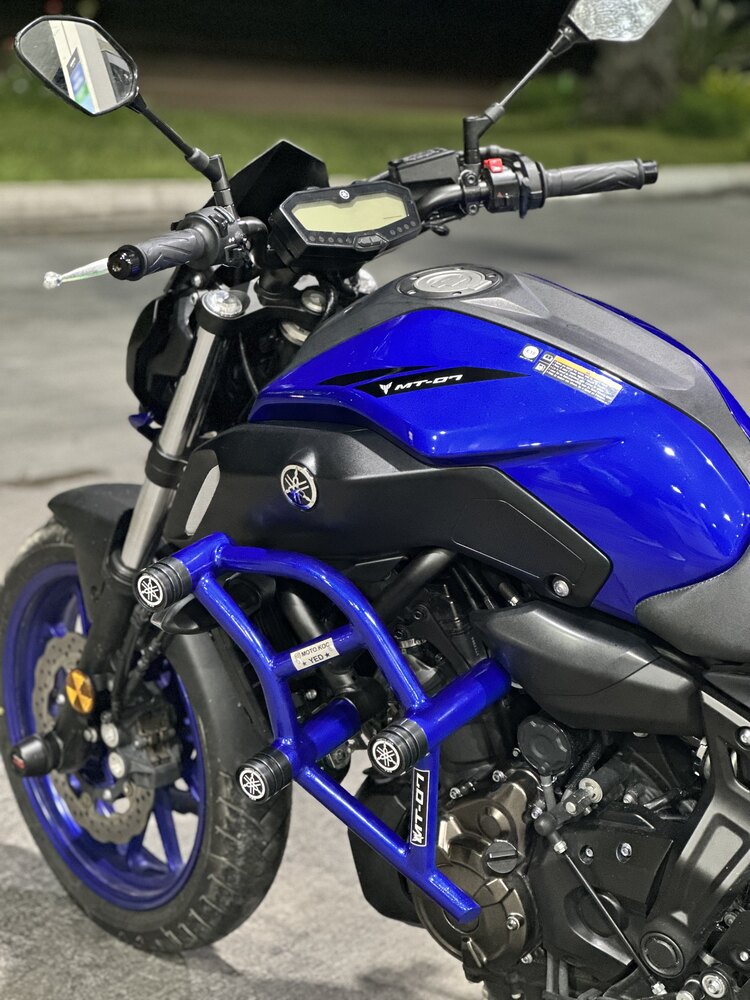 YAMAHA MT07 6LI KORUMA DEMİRİ 2014-2024 MAVİ
