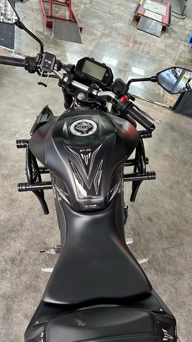 YAMAHA MT25 6LI KORUMA DEMİRİ 2014-2024 SİYAH