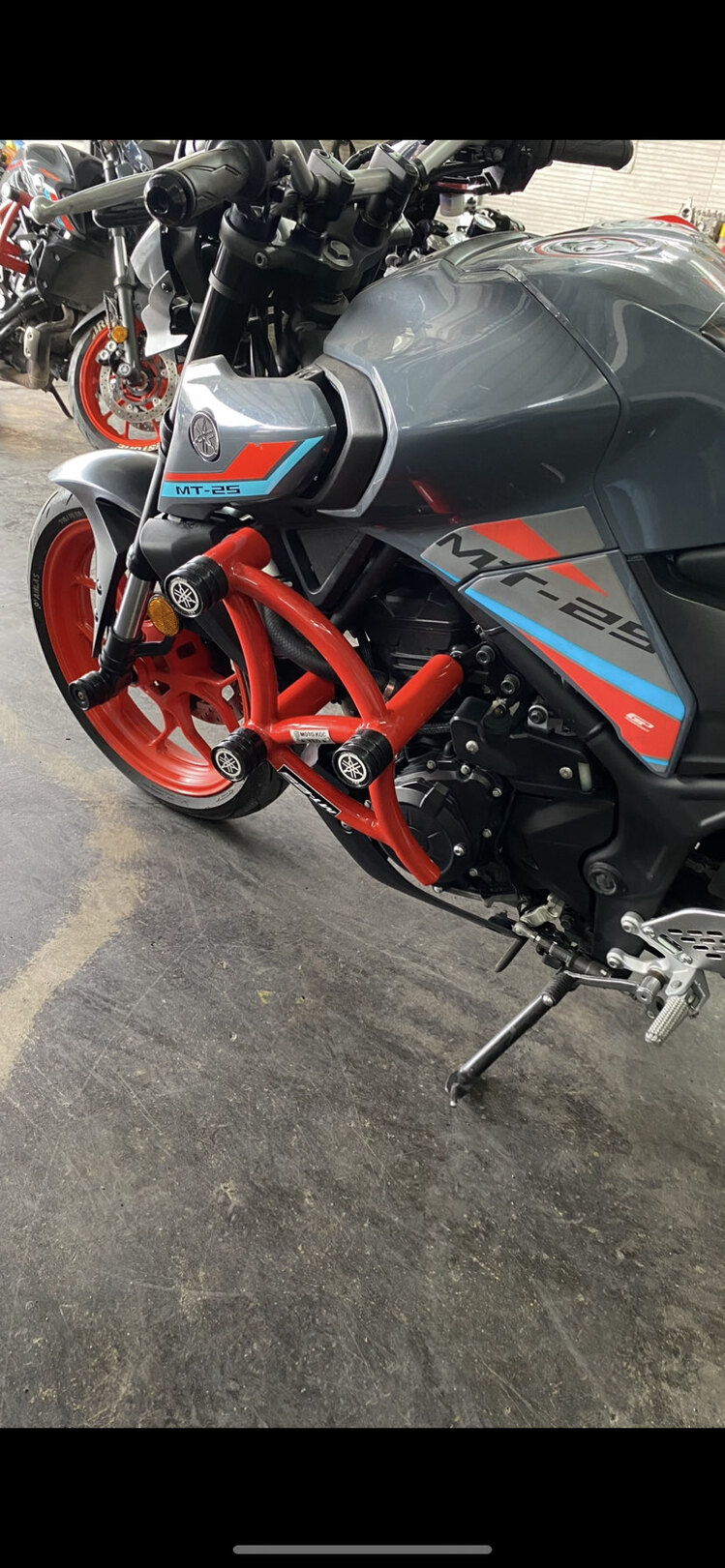 YAMAHA MT25 6LI KORUMA DEMİRİ 2014-2024 ICE FLUO