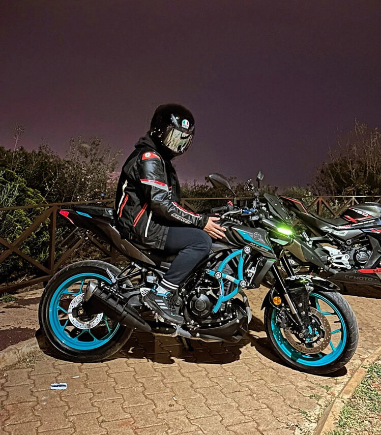 YAMAHA MT25 6LI KORUMA DEMİRİ 2014-2024 TURKUAZ
