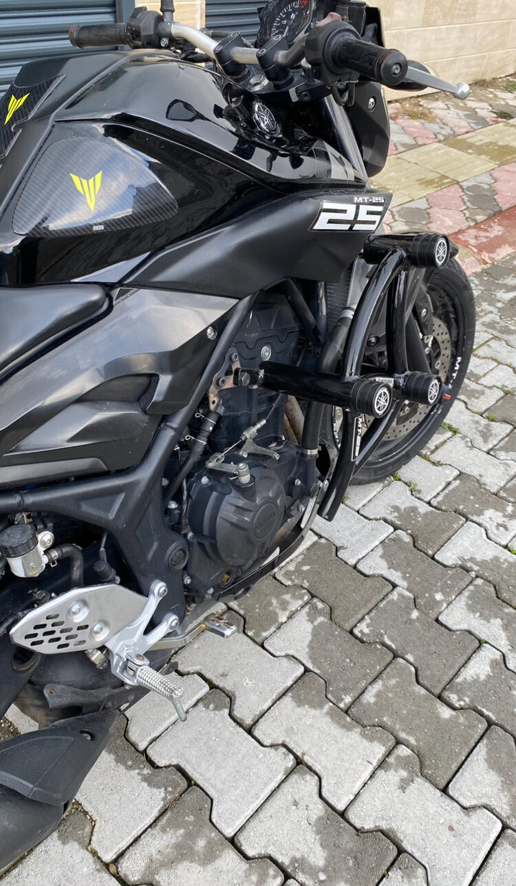 YAMAHA MT25 6LI KORUMA DEMİRİ 2014-2024 SİYAH