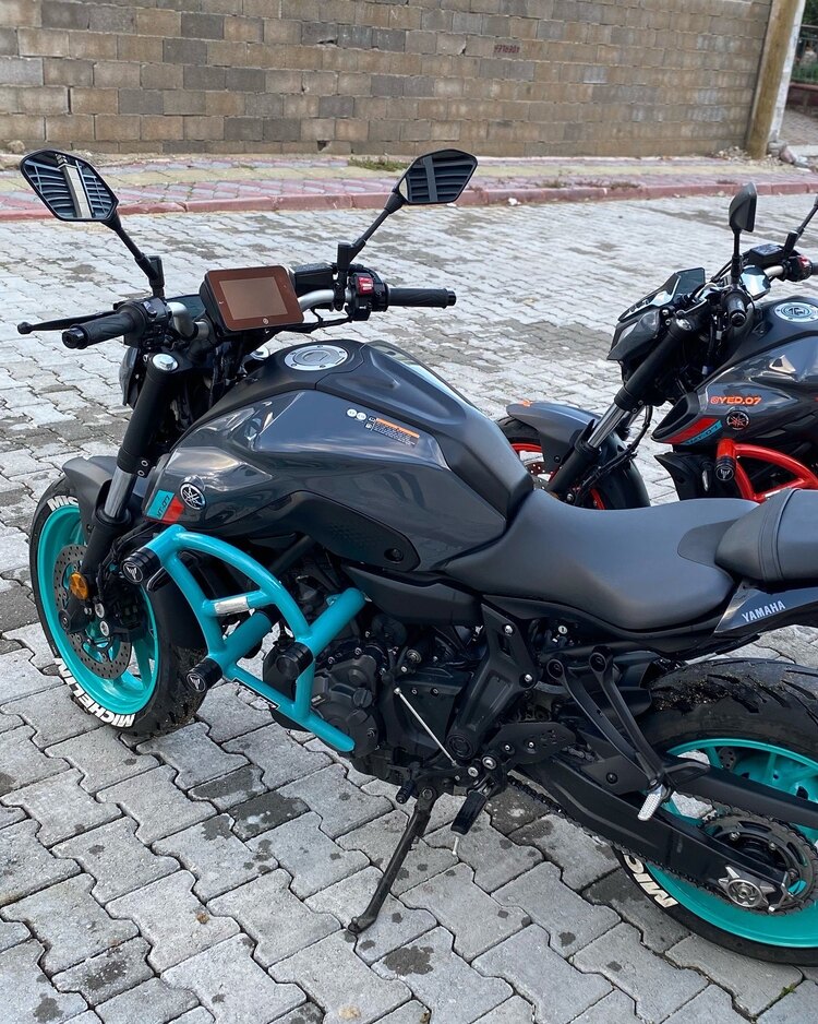 YAMAHA MT07 6LI KORUMA DEMİRİ 2014-2024 TURKUAZ