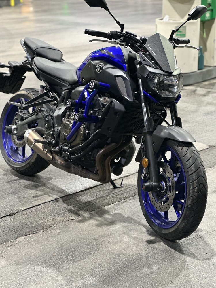YAMAHA MT07 6LI KORUMA DEMİRİ 2014-2024 MAVİ
