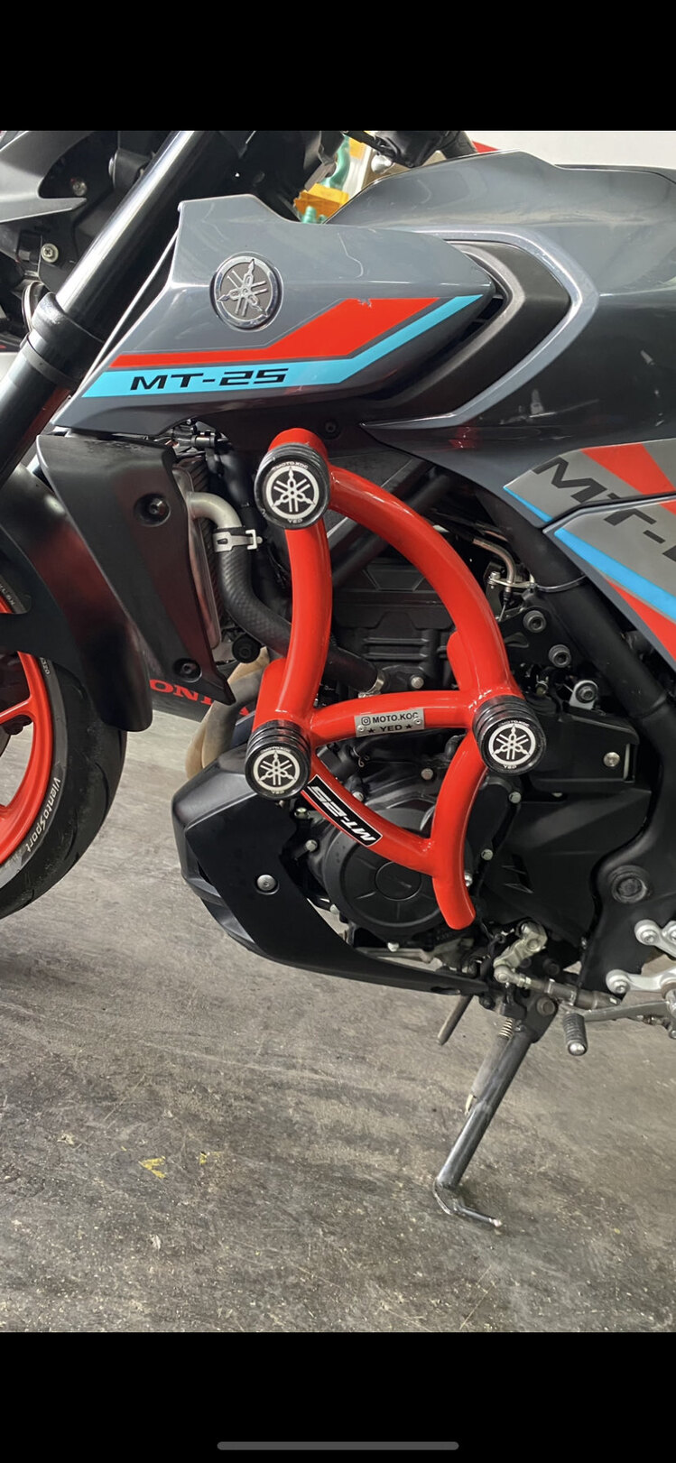 YAMAHA MT25 6LI KORUMA DEMİRİ 2014-2024 ICE FLUO