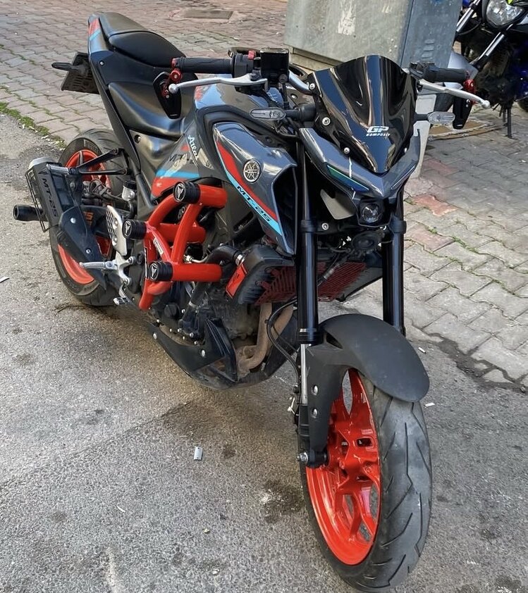 YAMAHA MT25 6LI KORUMA DEMİRİ 2014-2024 ICE FLUO