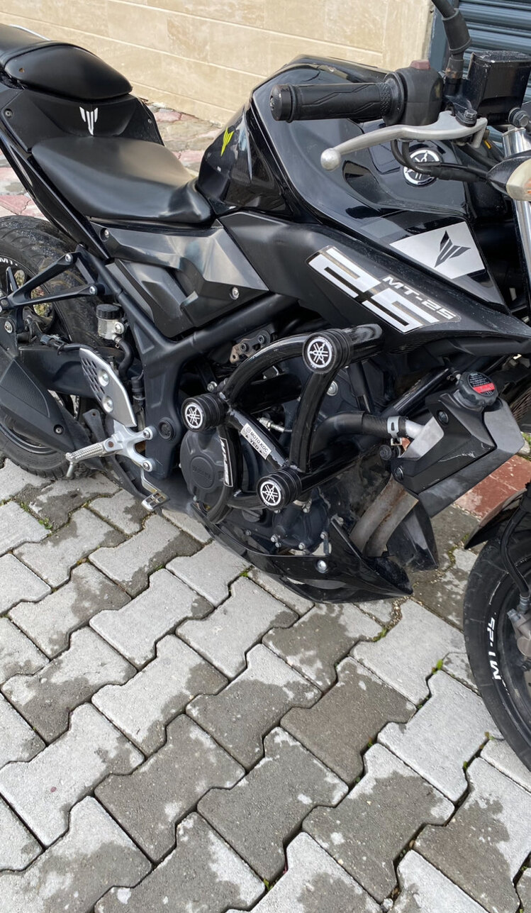 YAMAHA MT25 6LI KORUMA DEMİRİ 2014-2024 SİYAH