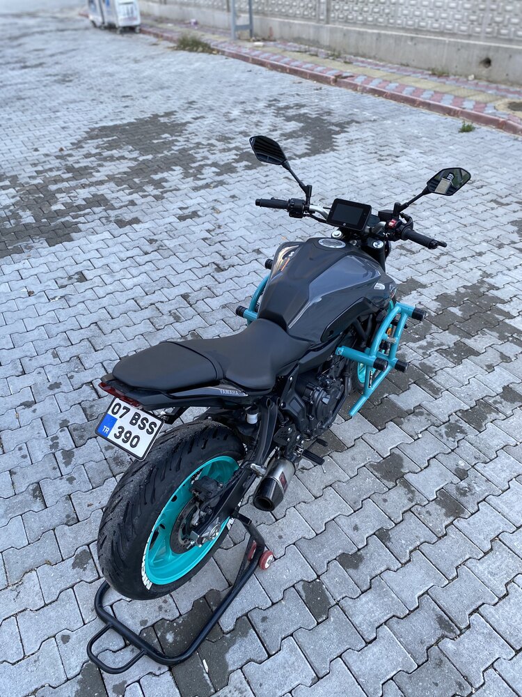 YAMAHA MT07 6LI KORUMA DEMİRİ 2014-2024 TURKUAZ