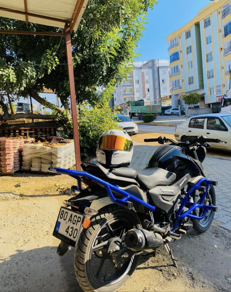 TVS RAİDER 125 CC ÖN ARKA KORUMA DEMİRİ SET 