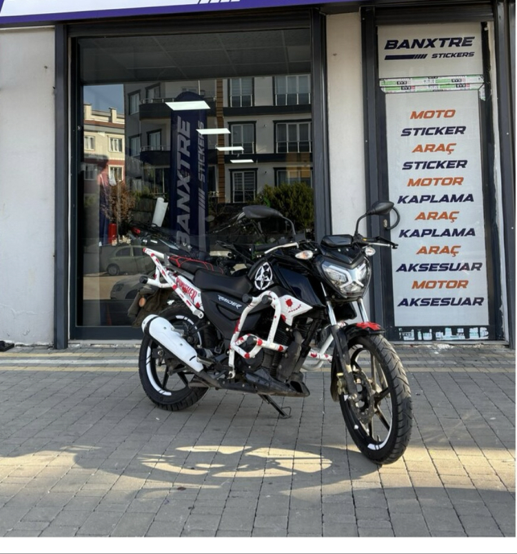 TVS RAİDER 125 CC ÖN ARKA KORUMA DEMİRİ SET 