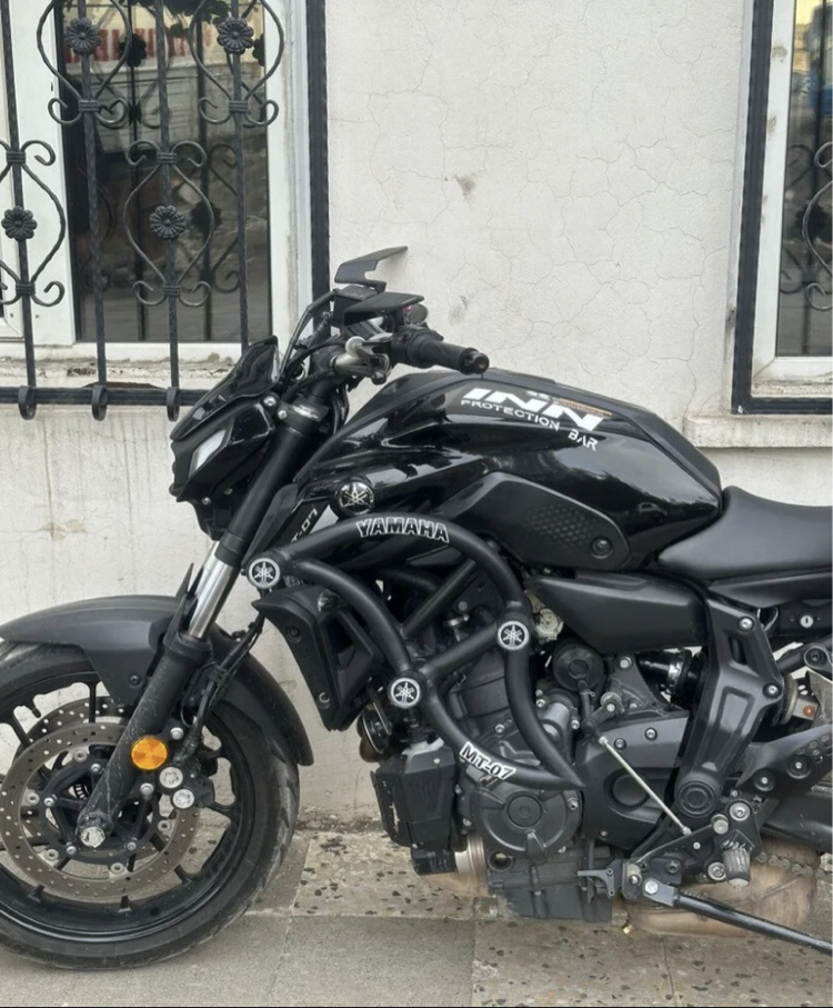 YAMAHA MT 07 ÖZEL ÜRETİM KORUMA DEMİRİ 3 TAKOZLU 