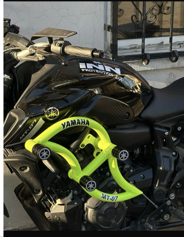 YAMAHA MT 07 ÖZEL ÜRETİM KORUMA DEMİRİ 3 TAKOZLU 