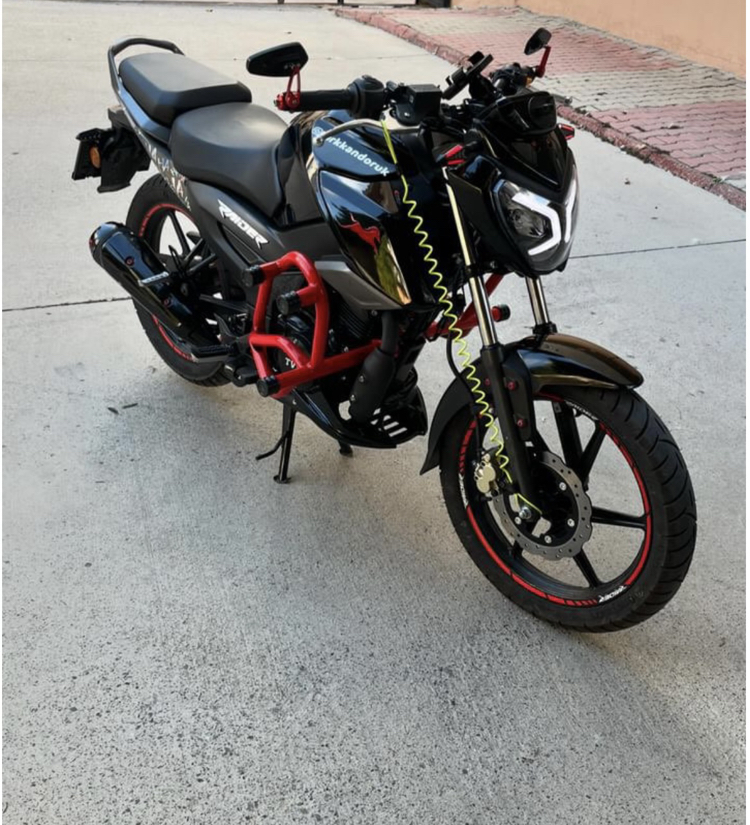 TVS RAİDER 125 CC ÖN 3 TAKOZLU KORUMA DEMİRİ 