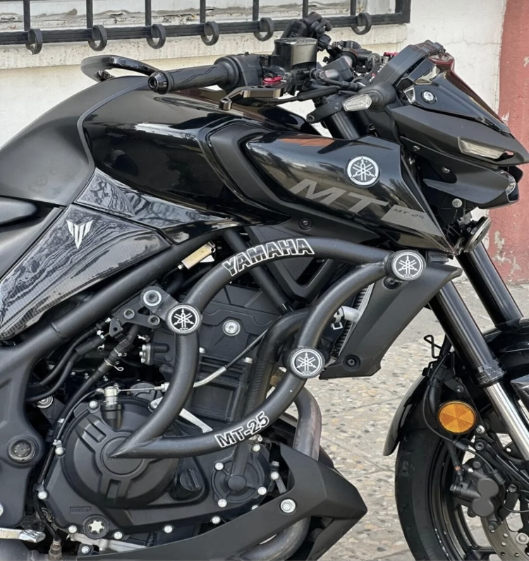 YAMAHA MT 25 ÖZEL ÜRETİM 3 TAKOZLU ÖN KORUMA DEMİRİ 