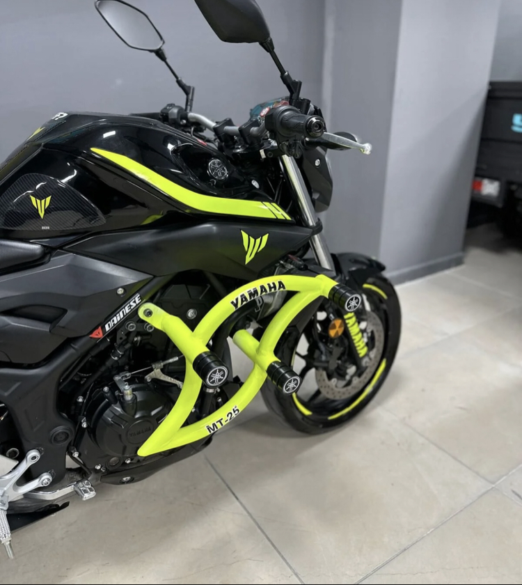 YAMAHA MT 25 ÖZEL ÜRETİM 3 TAKOZLU ÖN KORUMA DEMİRİ 