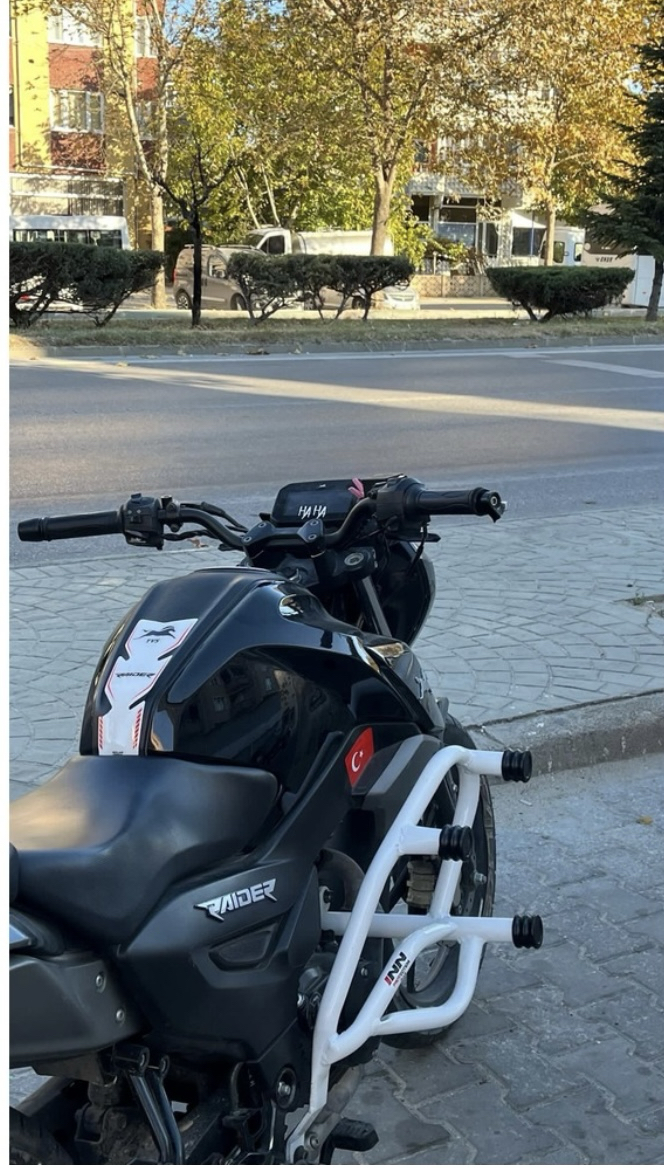 TVS RAİDER 125 CC ÖN 3 TAKOZLU KORUMA DEMİRİ 