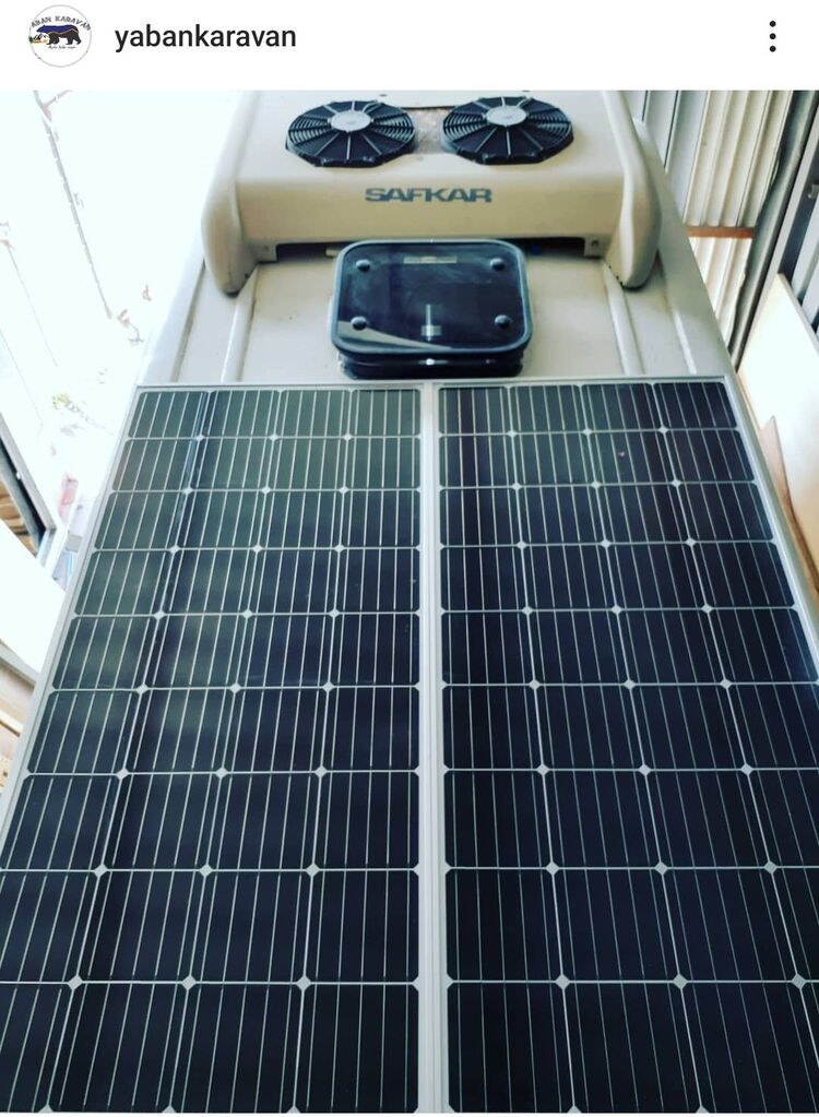 karavan solar sistem kurulum