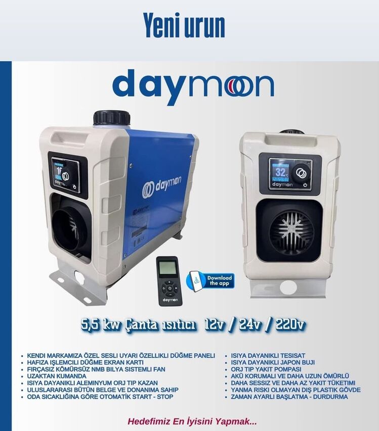 daymon canta tipi dizel isitici webasto