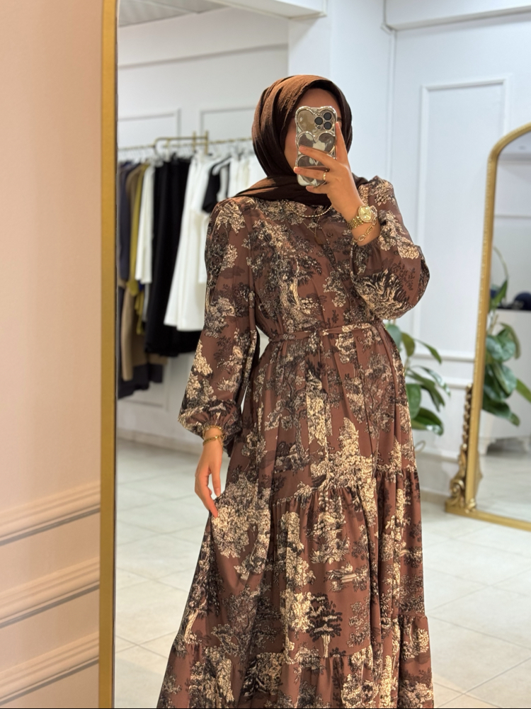Brown Elbise