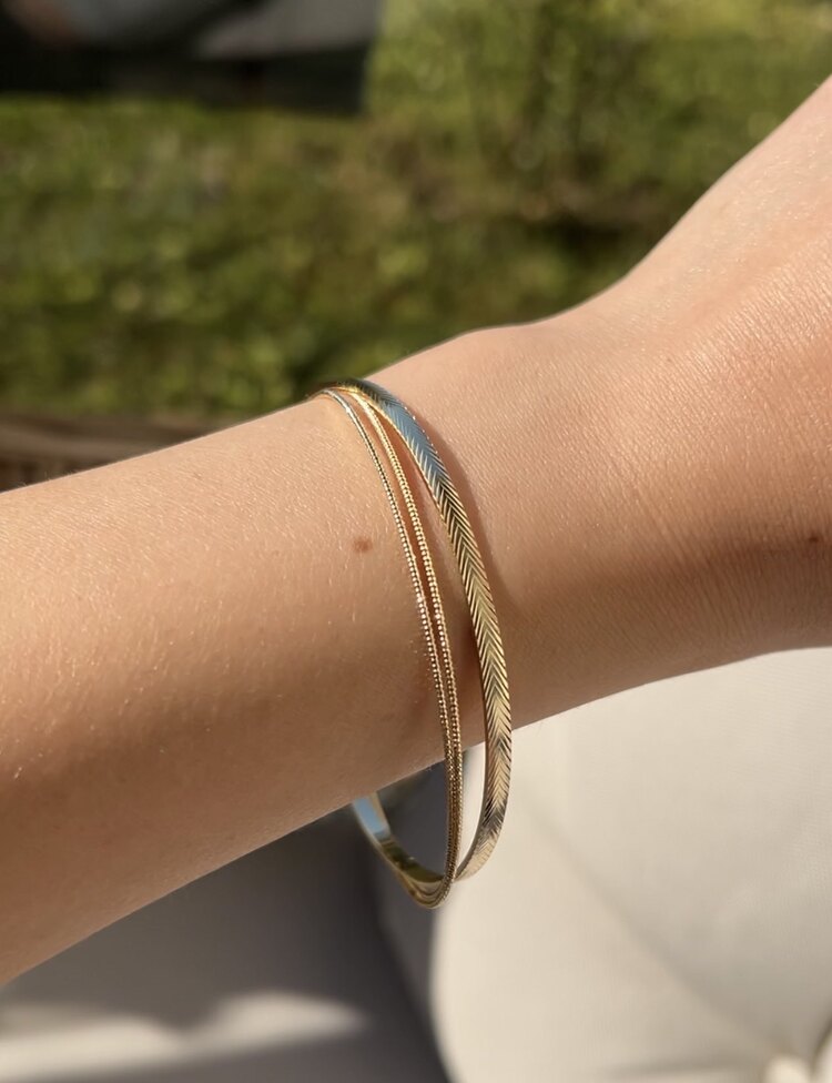 14k Özel Seri 3’lü Ajda Bilezik✨