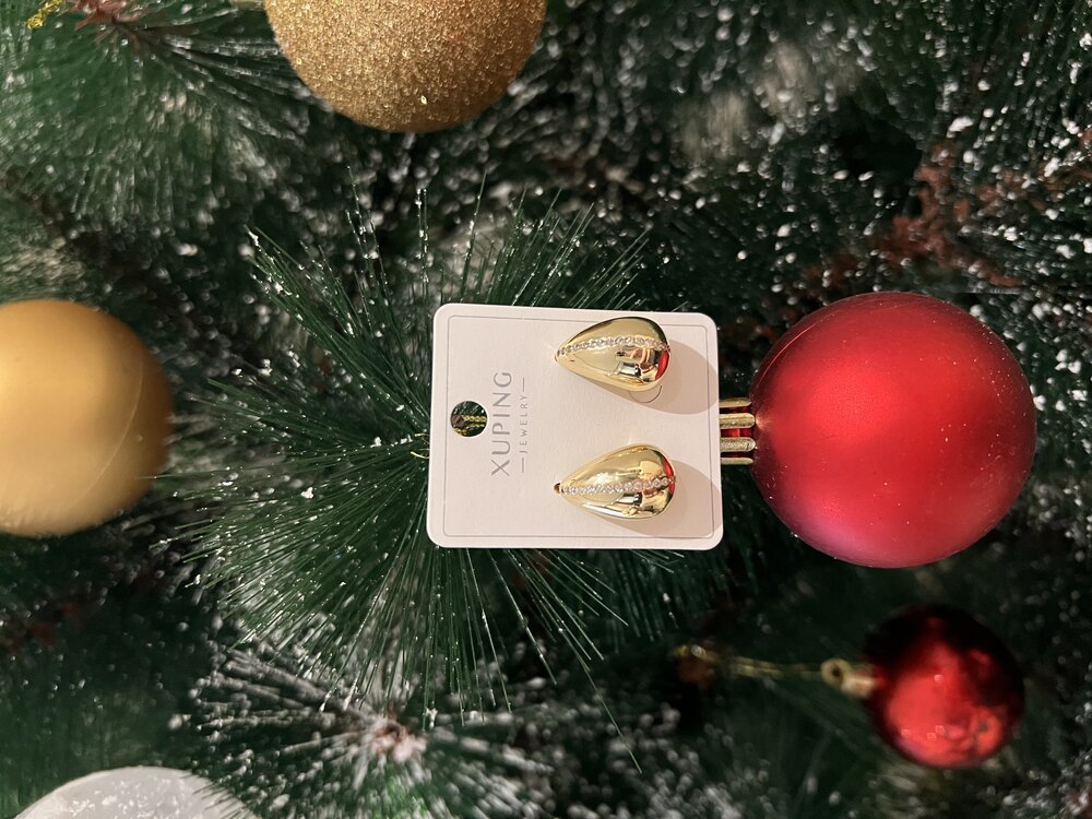 Damla Taşlı küpe✨
