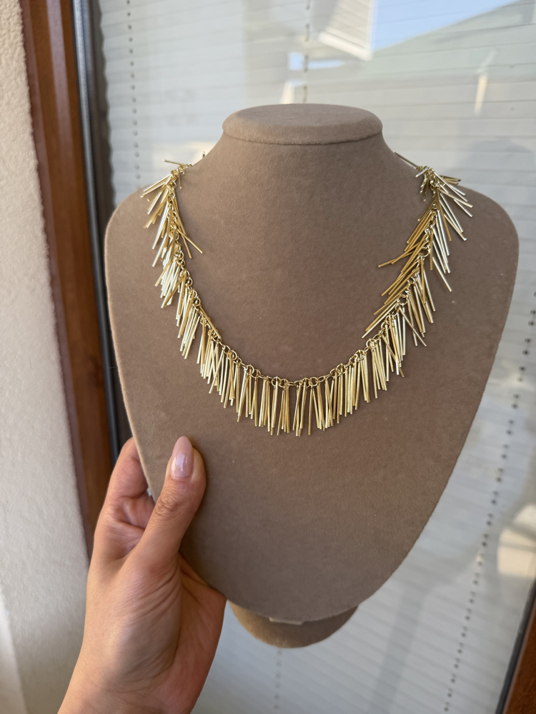 Gold çubuk kolye✨