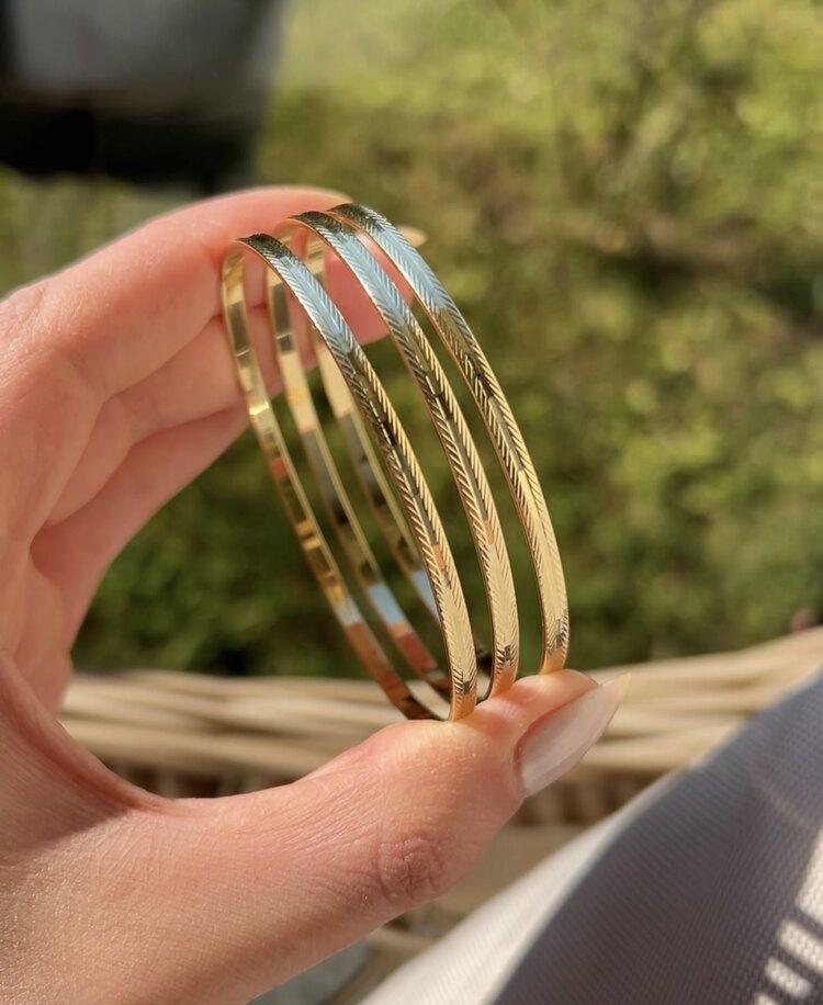14k Özel Seri 3’lü Ajda Bilezik✨