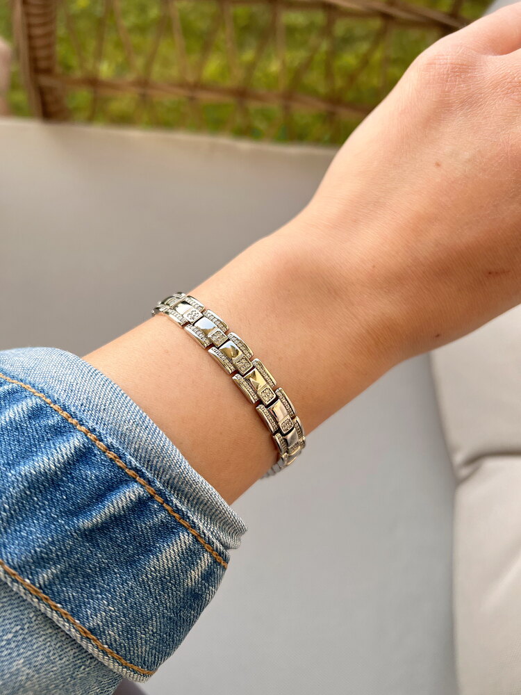 Özel seri 14k Beyaz Altın Renginde Bileklik✨