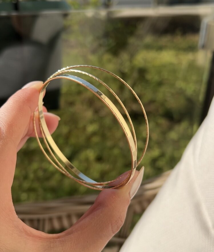 14k Özel Seri 3’lü Ajda Bilezik✨