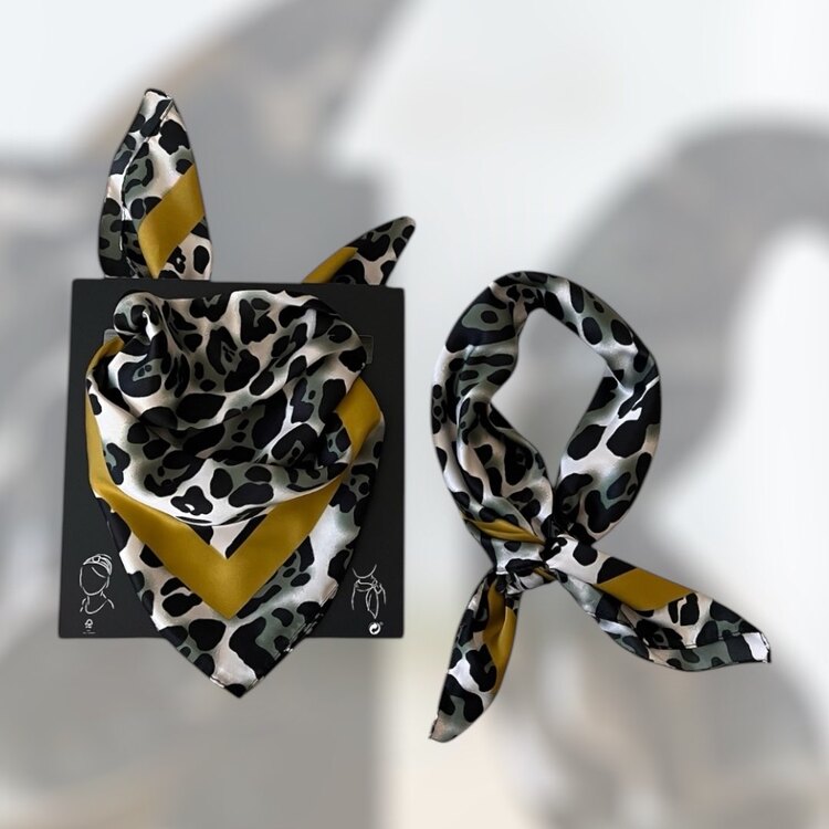Renkli Leopar Fular✨