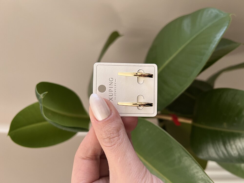 14k Oval Halka küpe✨