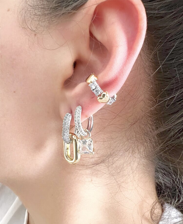 Kalpli Earcuff küpe (kıkırdak küpesi)